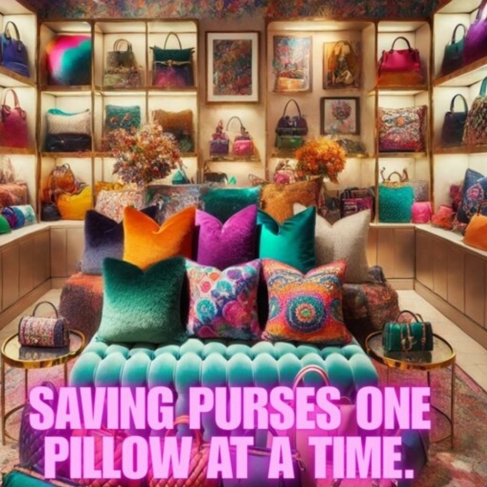 Check Out My Closet For Purse Pillows Bundles That Can Be  Color Customized